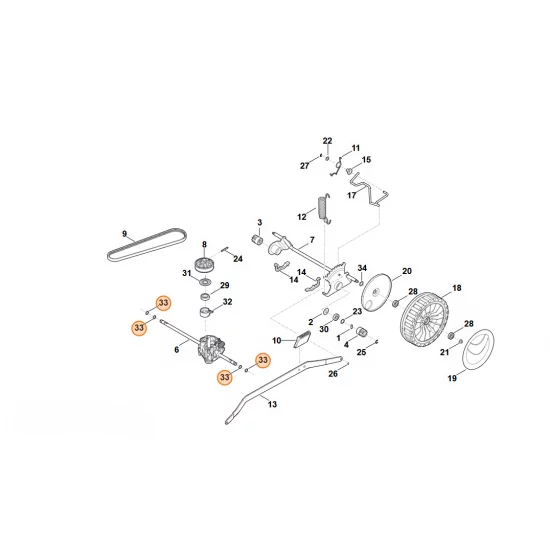 Stihl  Pierścień uszczelniający 9x1,8 9645 945 0755